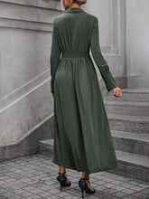 Women's High Slit Shirt Dress